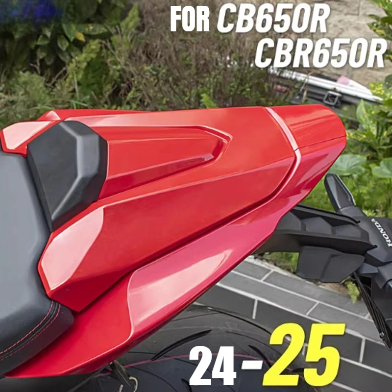 FOR HONDA CB650R CB650 R CBR650 R CB CBR 650 2024 2025  Motorcycle Pillion Rear Passenger Seat Cover Fairing Cowl Solo 4 Colors