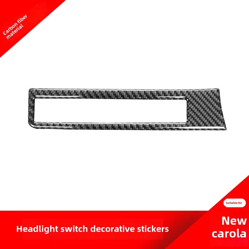 

Suitable for Toyota20Carola/Lei LingCorollaModified Headlight Adjustment Decorative Sticker Carbon Fiber Interior