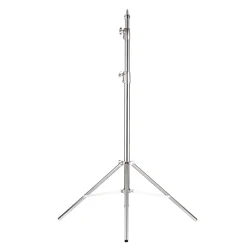 280cm/110in Heavy Duty Photography Light Stand Tripod Stainless Steel with 1/4 & 3/8 Inch Screw for Softbox Light Flash Light