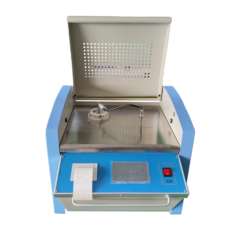 High Accuracy Transformer Oil Detection Dielectric Loss Test Insulating Oil 110kv Dielectric Strength Tester