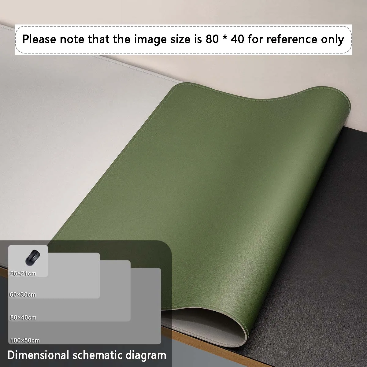 Mauspad Große Größe Büro Schreibtisch Schutz Matte PU Leder Wasserdichte Desktop Tastatur Schreibtisch Pad Gaming Mousepad PC Zubehör