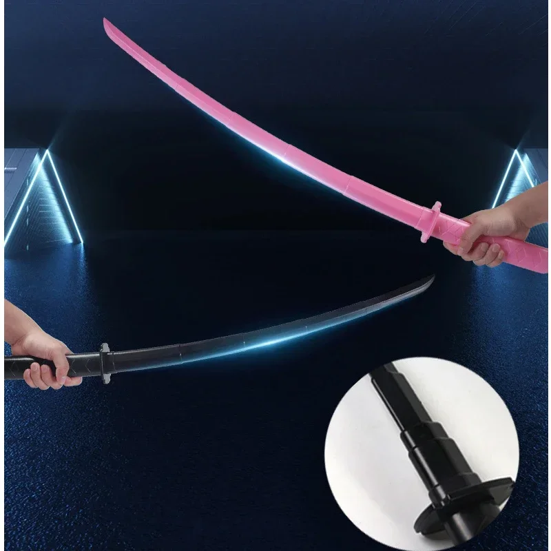 3D Printing Gravity Knife Pink Black Gravity Retractable Toy Katana Sword Decompression Toy Cosplay Props Birthday Gift Friend