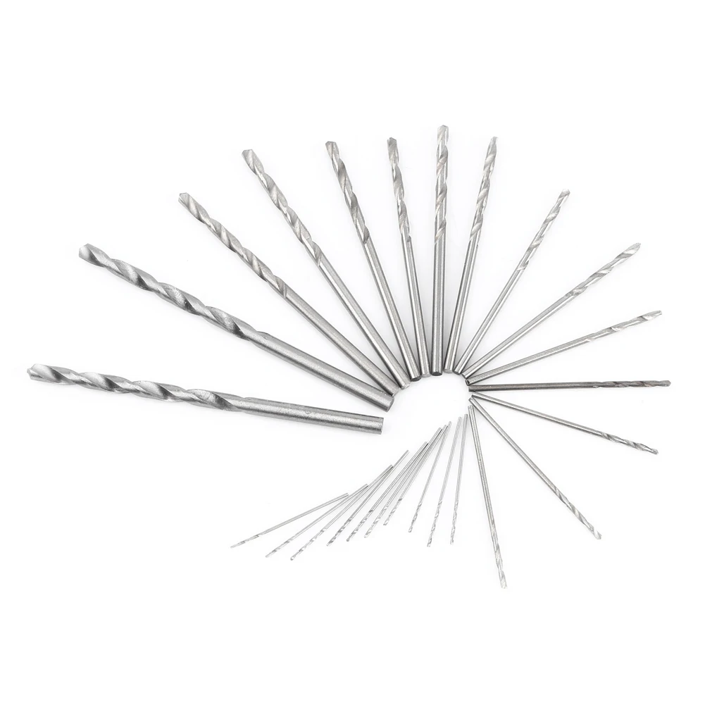 Silver Color 0.3mm-3.6mm Grasp Range Chuck Hand Twist Drill With 25HHS Drill Bits Wood Drilling Hand Drill Bits