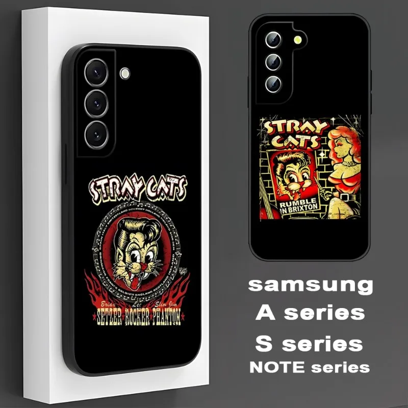 Stray Cats Rockabilly Slim Newly Arrived Phone Case For Samsung A 23 54 12 10 24 50 31 21 21s 24 42 33 22 14 71 73 13 22 51