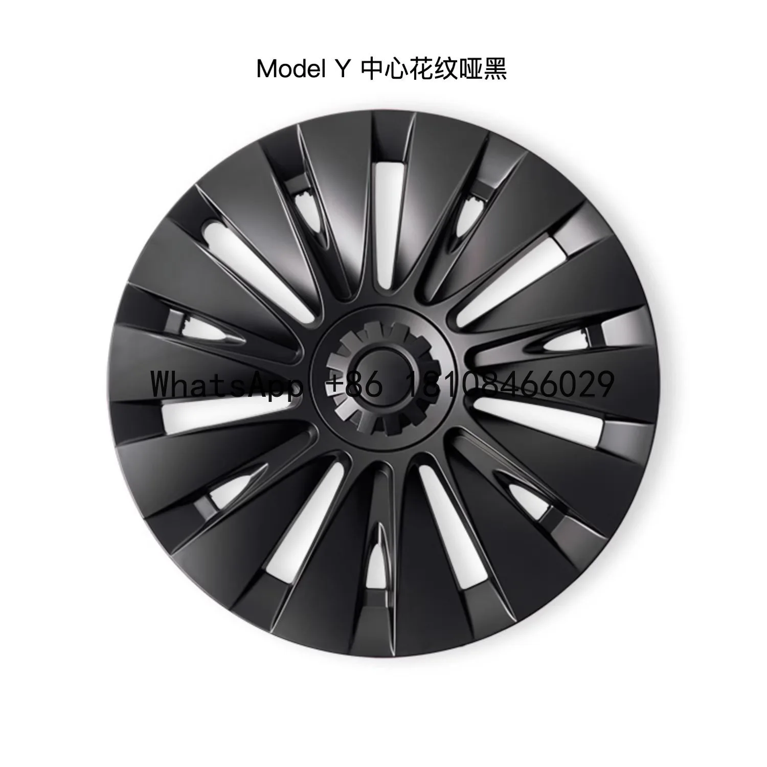 19 Inch 4pcs Hubcaps Matte Black Custom 2023 Model Y Steering 19inch Hubs Covers Protector 19' Wheel Cover Hub Caps for Tesla