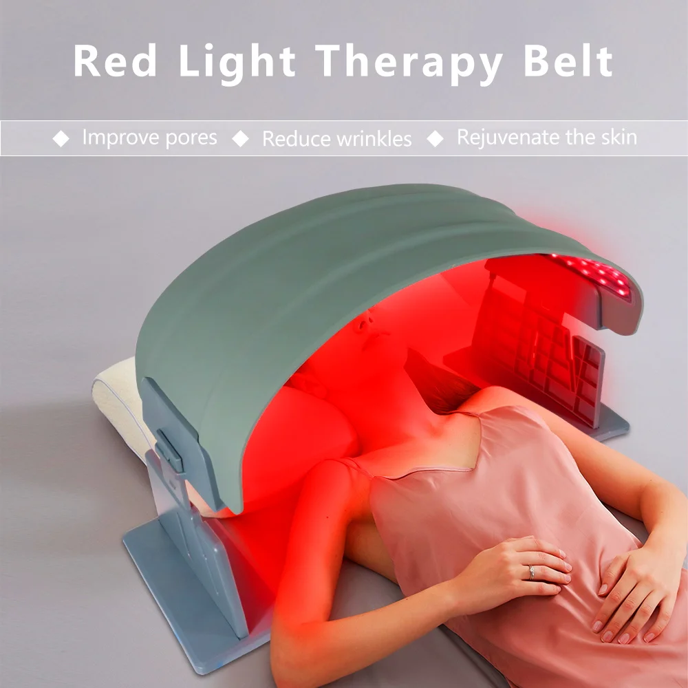 face Red Infrared Light Therapy Pad 660nm 850nm Led Red Infrared Light Therapy Mat Shoulder Waist Back Pain Relief Belt