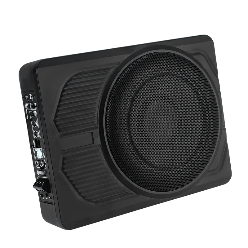 

Under Seat Car Subwoofer 10 Inch Built-in Amplifier Slim Subwoofer Big Power Active Car Subwoofer for Truck