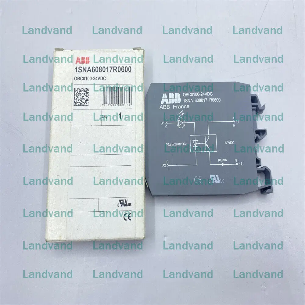 new ABB 1SNA608017R0600 OBC0100-24VDC Interface Relay Fast Ship