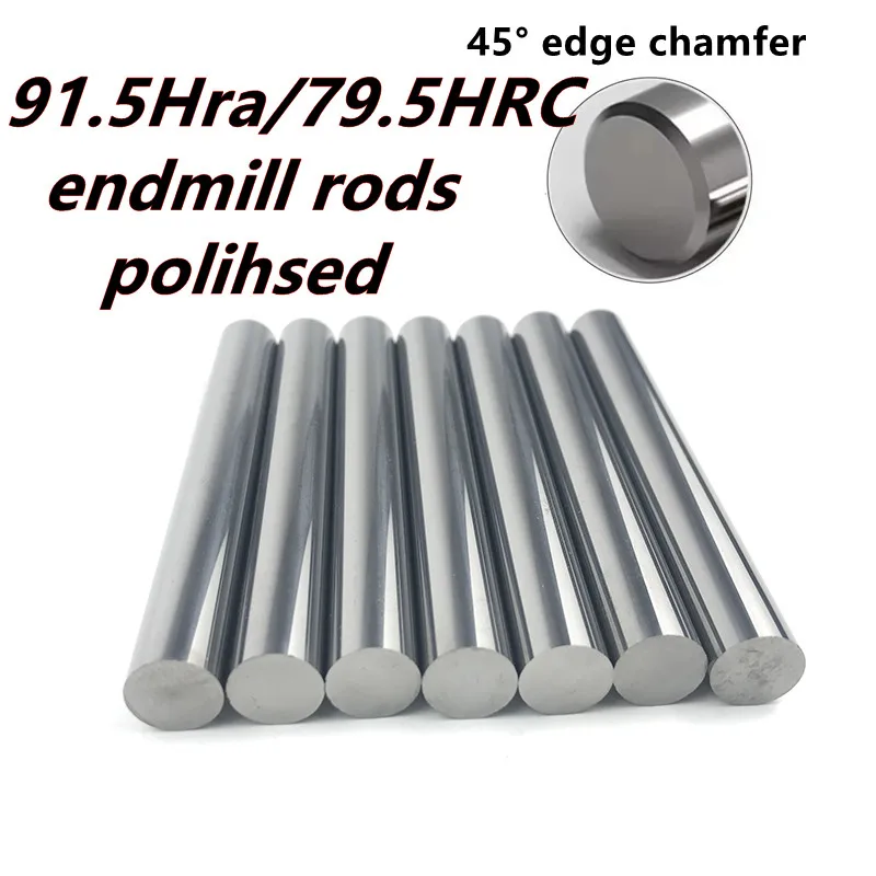 

91.5Hra 3-20mm Diameter CNC Lathe Bar Carbide h6 Presion Drills End Mills Round Rod Turning Tool