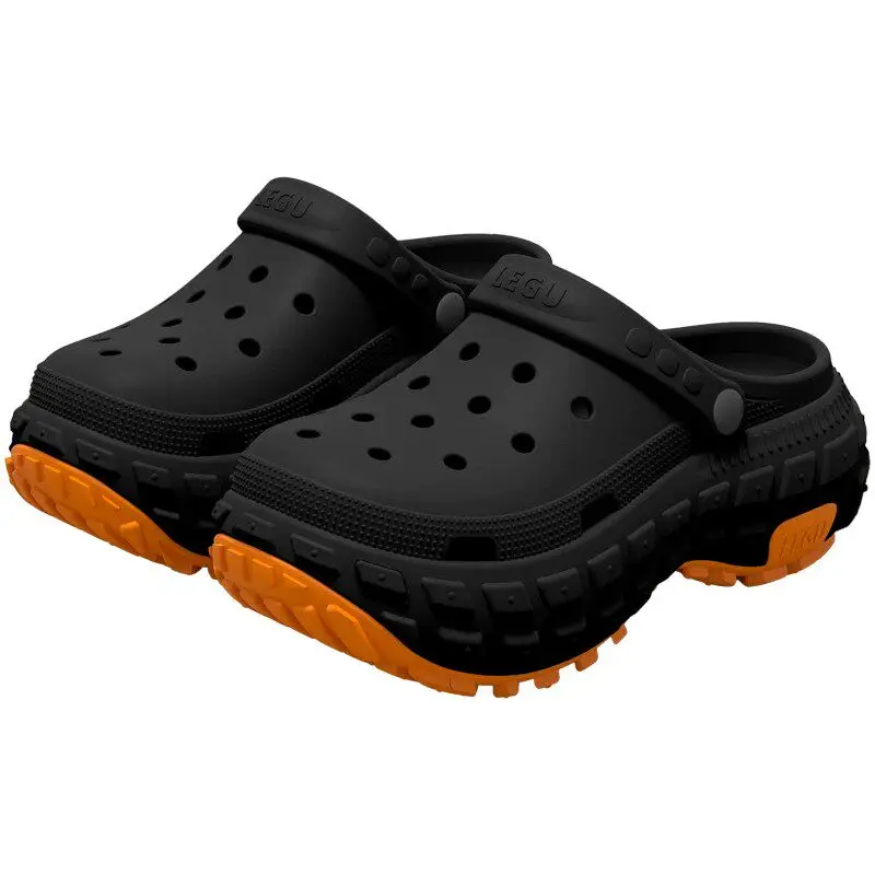 Men's 2026 New Summer Outdoor Wear Thick Bottom Wear-Resistant Stream Trudging Headed Clog Shoes Casual Breathable EVA Slip-O... view 5