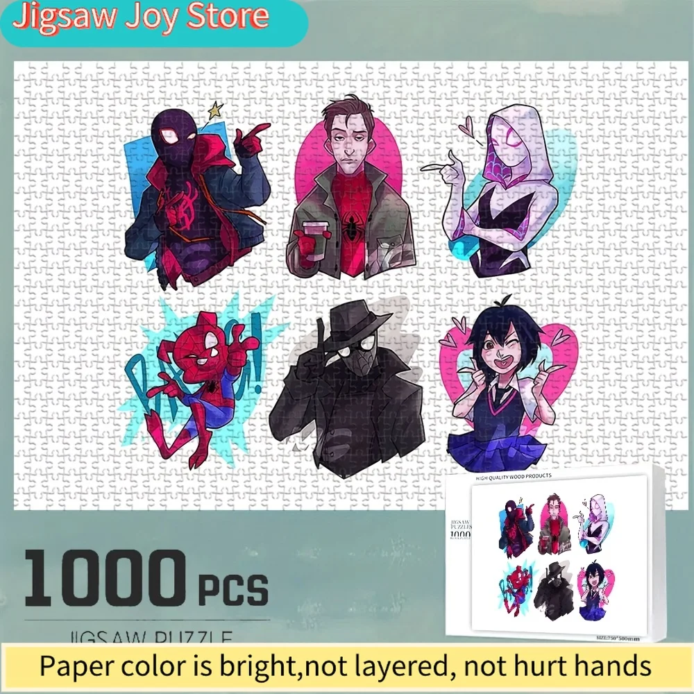 

Официальный продукт Marvel, тематический пазл с изображением классического персонажа комиксов и фильмов Человек-паук, подходит для офисного стола, веселое развлечение.