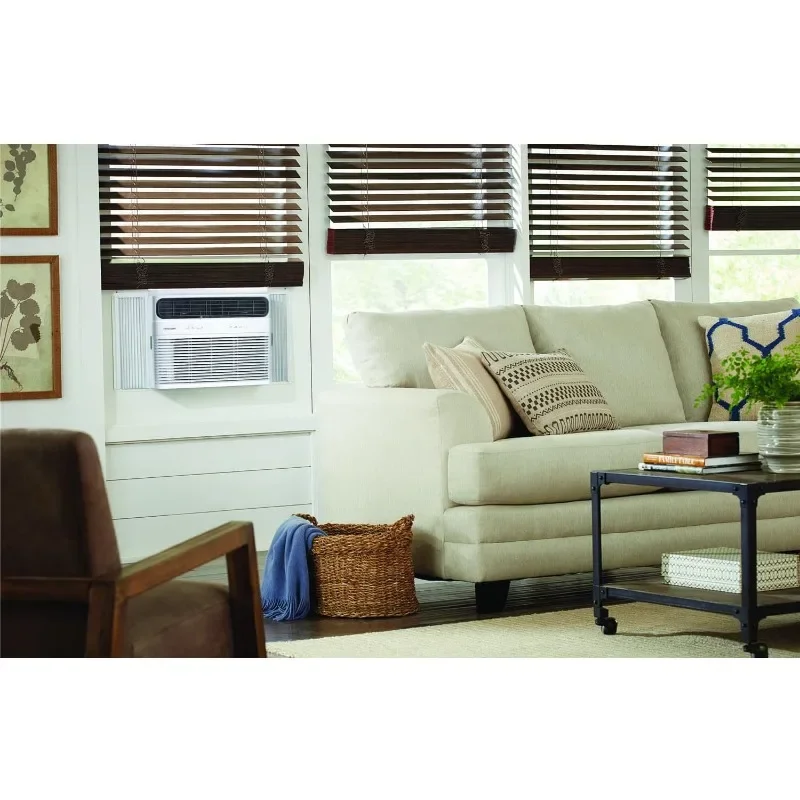 Frigidaire 10,000 BTU Window Air Conditioner & Dehumidifier, 115V, mendinginkan hingga 450 Sq. Kaki. Untuk apartemen, kamar asrama