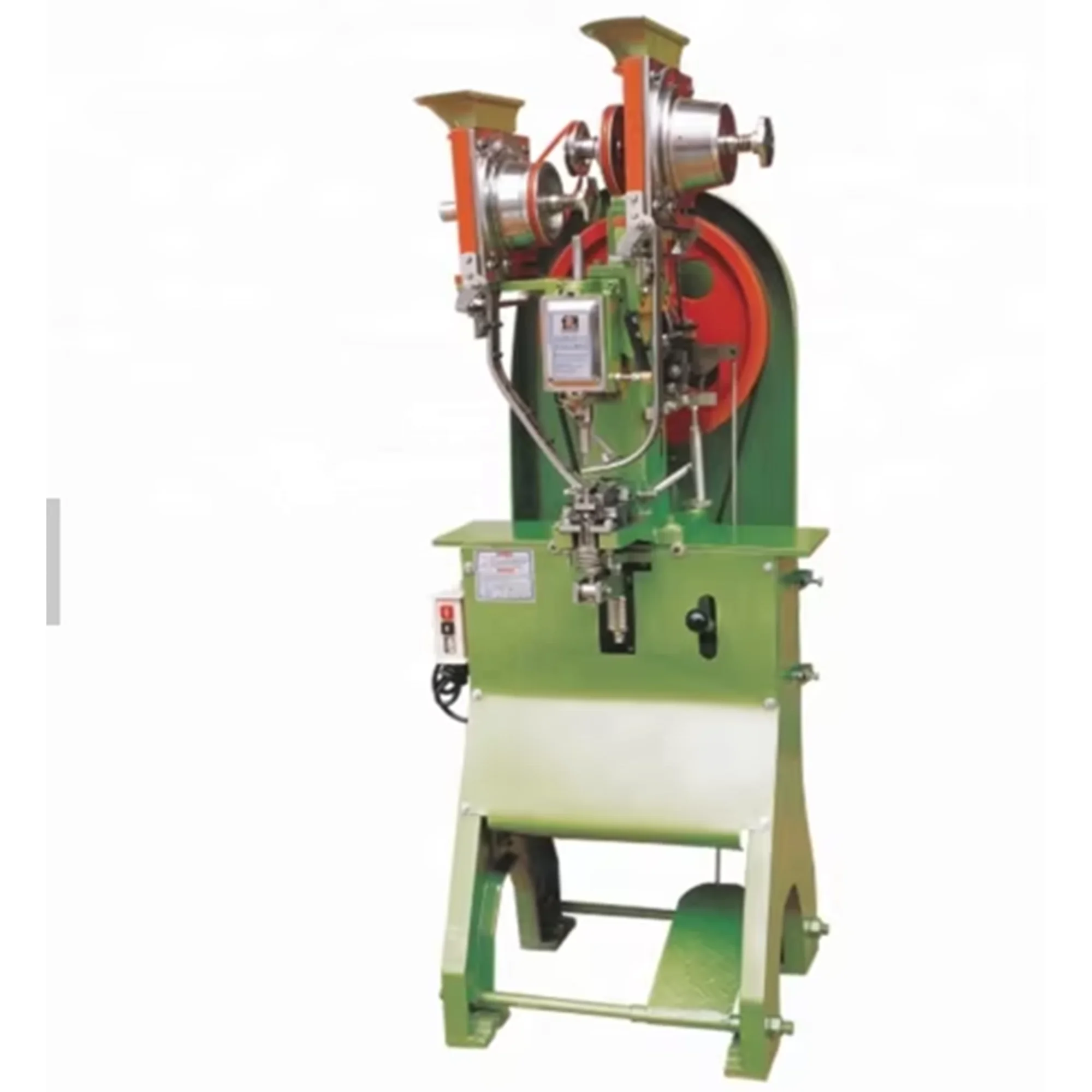 Single-Station Automatic Eyelet Core Motor Machine for Attaching Rubber Shoe Buttons Leather Shoes Bags