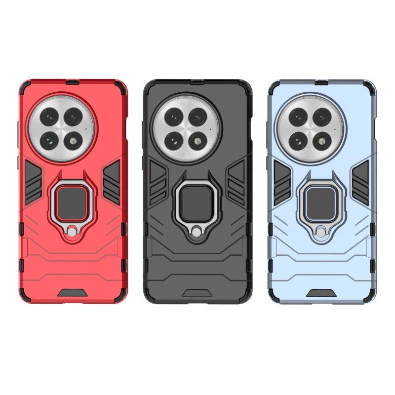 For OnePlus 13 5g Back Cover Phone Case Shockproof Armor Anti-Fall Metal Ring Holder Magnetic Protect Funda Coque Cases