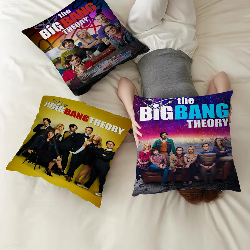 

Big Bang Theory Pillowcase Toon Gift Cushion Cover Bedroom Home Sofa Chair Seat Decor Pillow Case