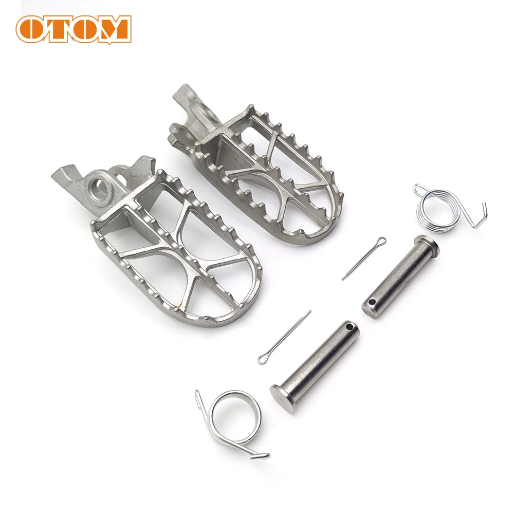 OTOM Motorcycle Foot Pegs Footrest Footpegs 360 Roating Front Pedals For HONDA CRF250R CRF450R CRF450RX Motocross Dirt Pit Bike