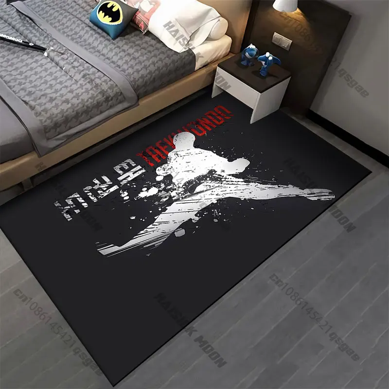 Martial arts movement dynamic energy carpet Yoga living room room decor children's crawling mat doormat area rug