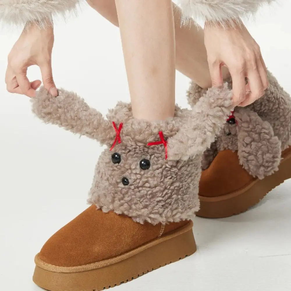 

Kawaii Y2K гетры с рисунком собаки JK Spicy для девочек, чехол для ног с бантом в стиле Лолиты, теплые ботинки, уличная одежда