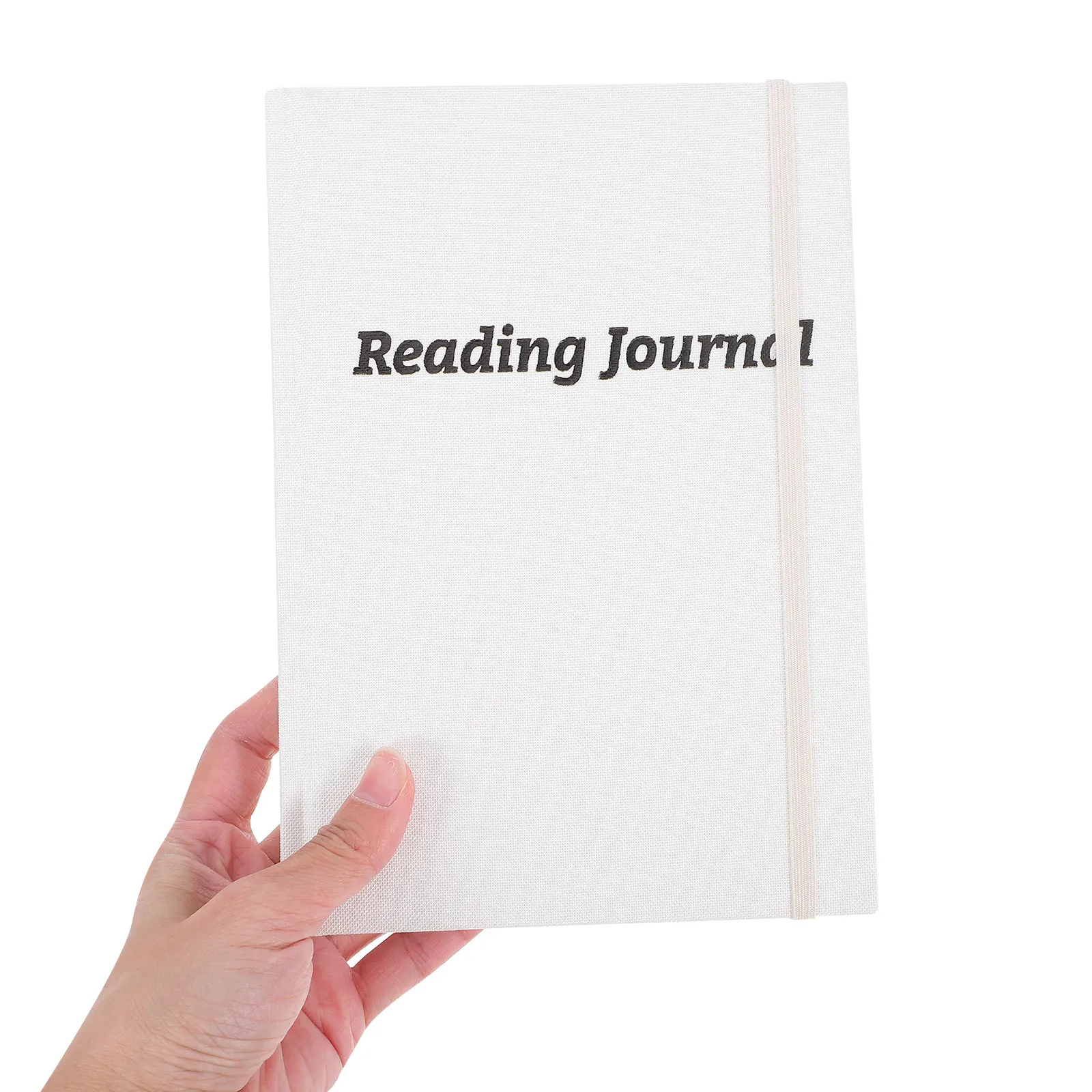 

A5 Reading Diary Notebook Book Tracker Linen Cover Portable Reading Progress Tracker Monthly Tabs Thick Paper Journal for Book