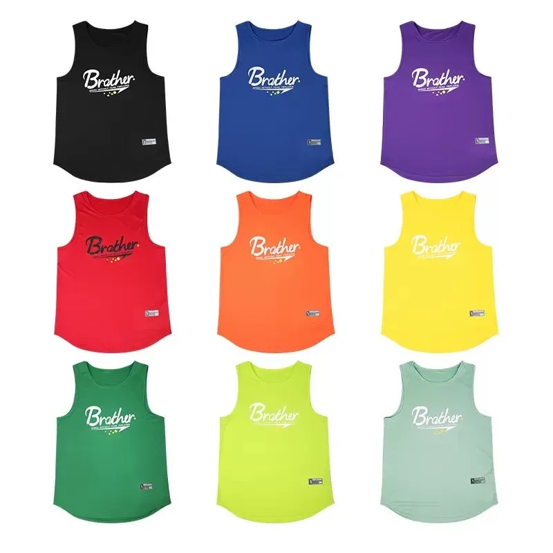 

Взрослые мужские и женские рубашки для бега на открытом воздухе, плотная майка для спортзала, футболки без рукавов для фитнеса, спортивные упражнения, баскетбольный жилет, одежда 882