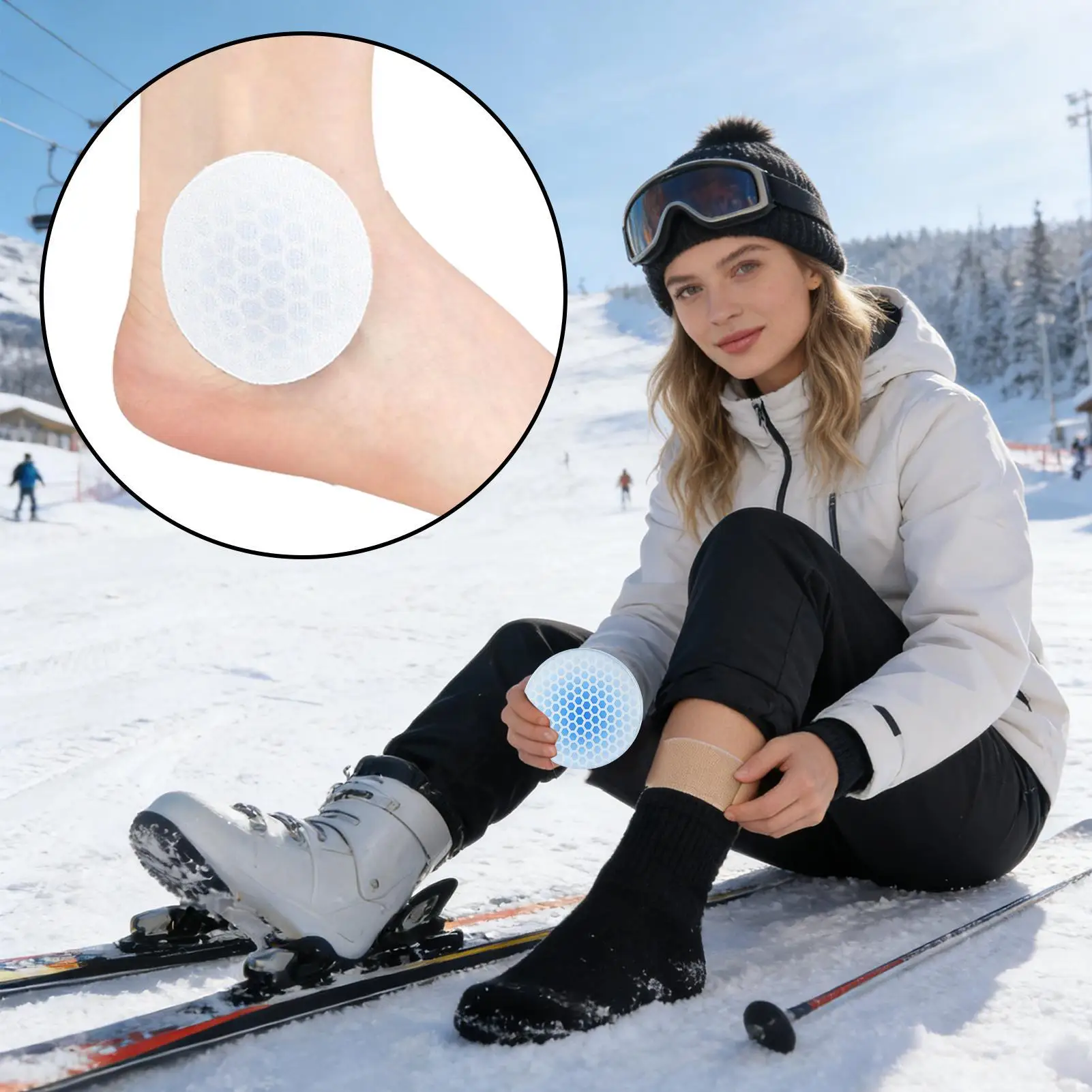 

Shin Guards For Skiing Self-Adhesive Protector Gear Ski Guards Shin Pads For Snowboarding Hockey Boxing Baseball Football Field