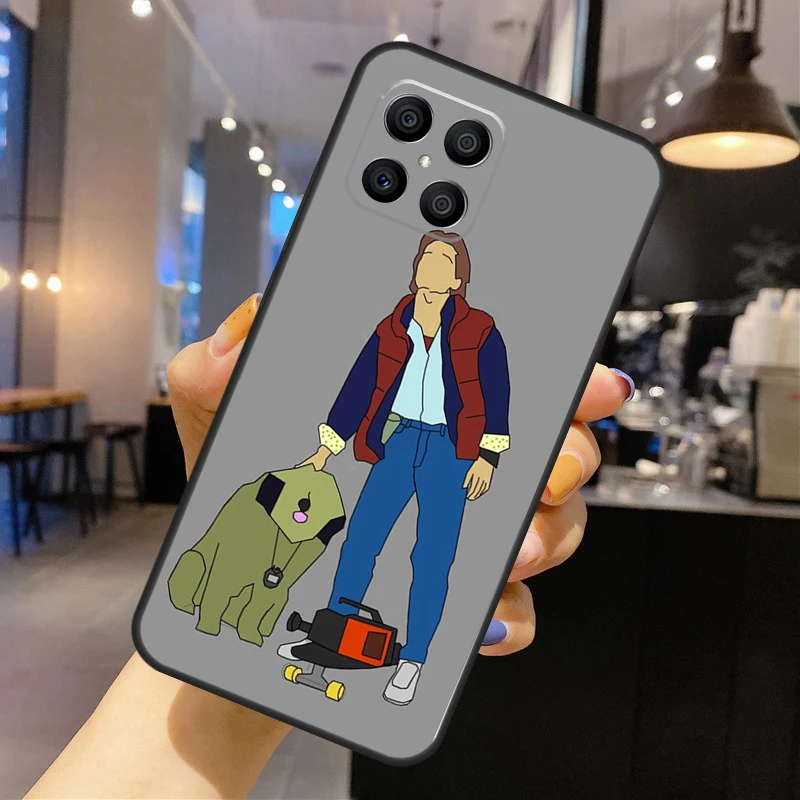 Etui Powrót do Przyszłości na Honor Magic 7 6 5 Pro, Pokrowiec na Honor X9c X9b X9a X8a X8b X9 50 70 90 400 200 Lite