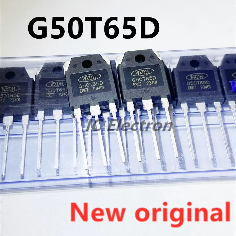 etd 10PCS New original G50T65D transistor 50A 650V TO-3P IGBT Power