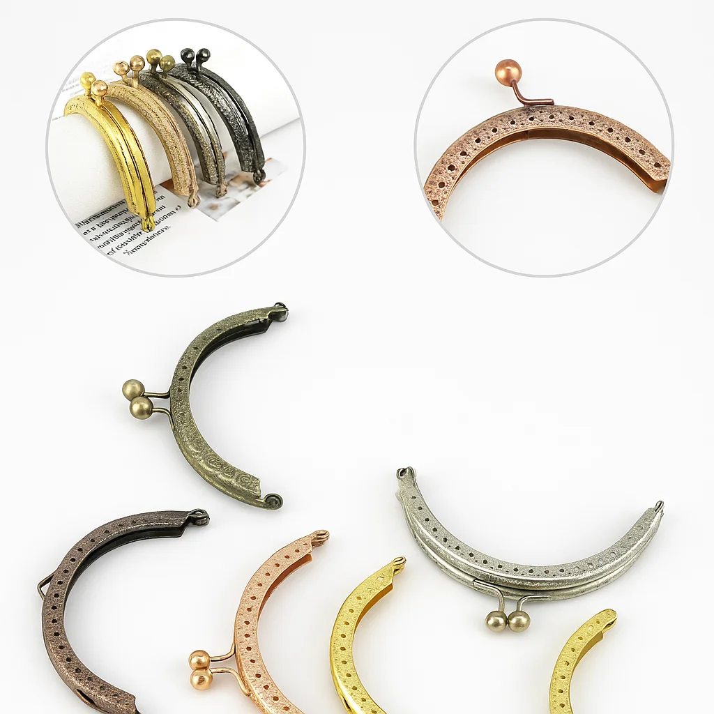 

Meetee 2-10Pcs 85mm Metal Embossed Purse Frame Kiss Clasp for Women Handbags Sewing Brackets Bag Making Accessories