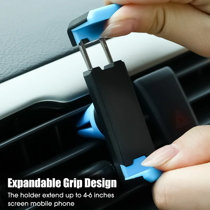 Car Phone Holder Clip Cell Phone Stand Mount In Car Air Vent Universal Gravity Air Vent Phone Holder Clip for Iphone Samsung