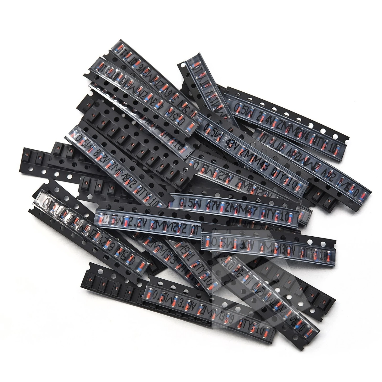 340PCS/Lot 0.5W LL34 SMD Zener diode Kit 1/2W 2V-47V 34Values Each 10pcs DIY Sample Set