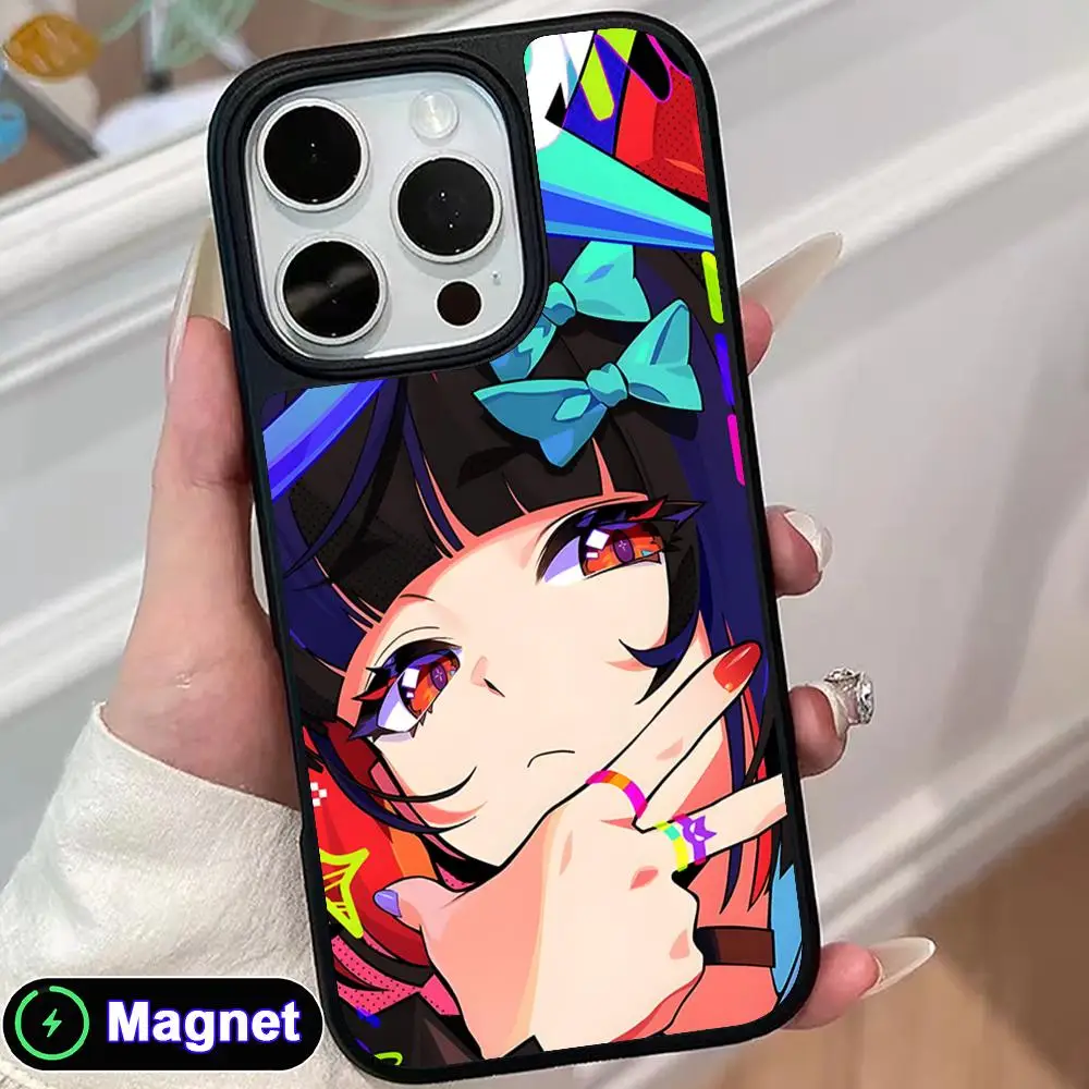 

Чехол для телефона ZZZ Nangong Yu с матовой поверхностью и поддержкой MagSafe для iPhone 17 16 15 14 13 12 11 Air Pro Max Plus, цветной