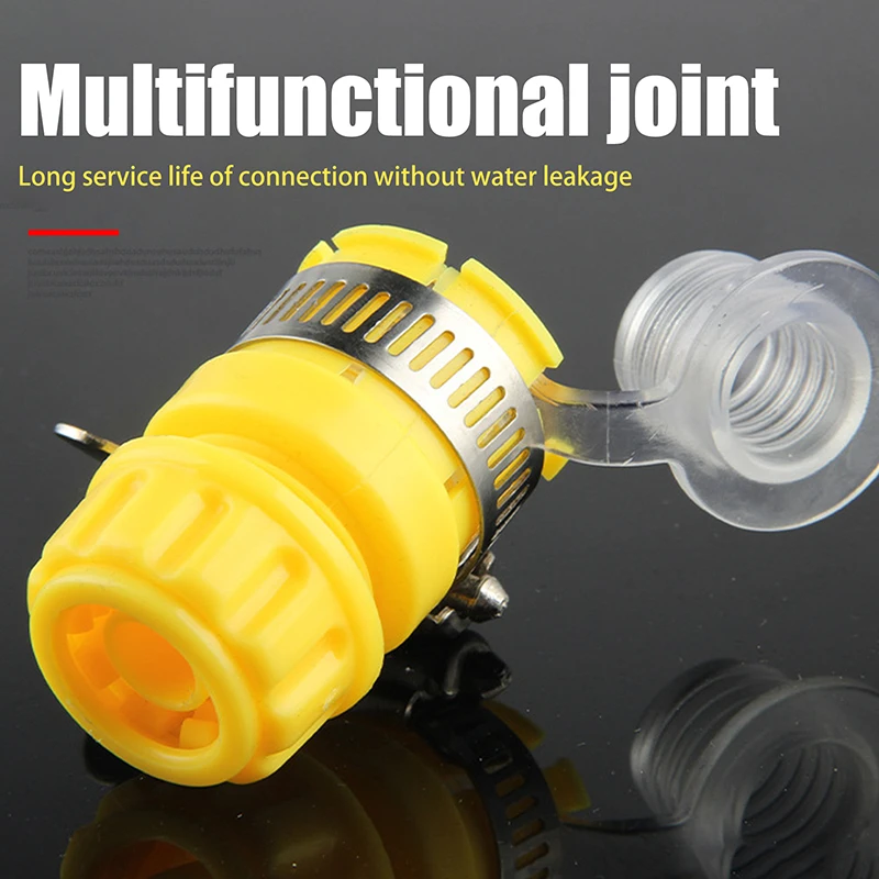 1Pc Locking Hose Multifunction Tap Adaptor Tap Connector Scrubber Garden Hose Connector Agricultural Irrigation Supplies