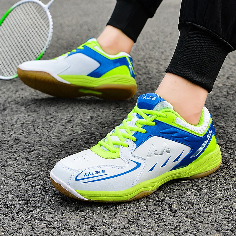 Damskie męskie lekkie Sneaker moda halowa pantofelki nadaje się do Pickleball, Badminton, tenis stołowy, siatkówka