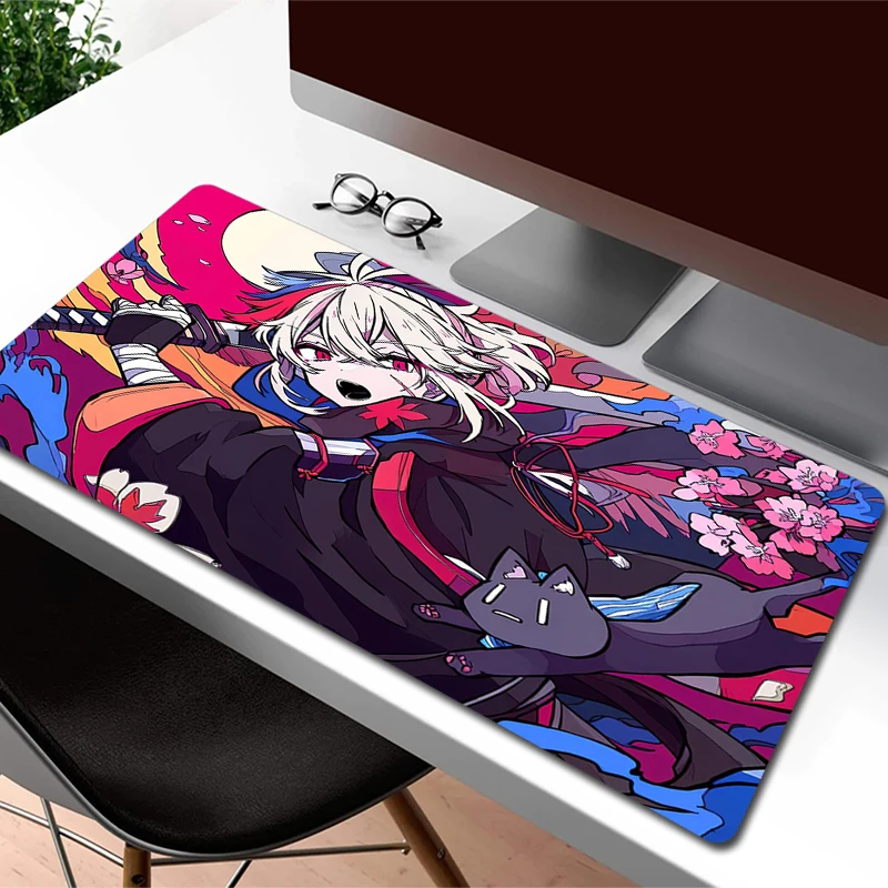 

Genshin Impact Gaming Mouse Pad Kaedehara Kazuha Large Mousepad XXL Anime Rubber Mouse Mat Game Locking Edge Computer Desk Mat