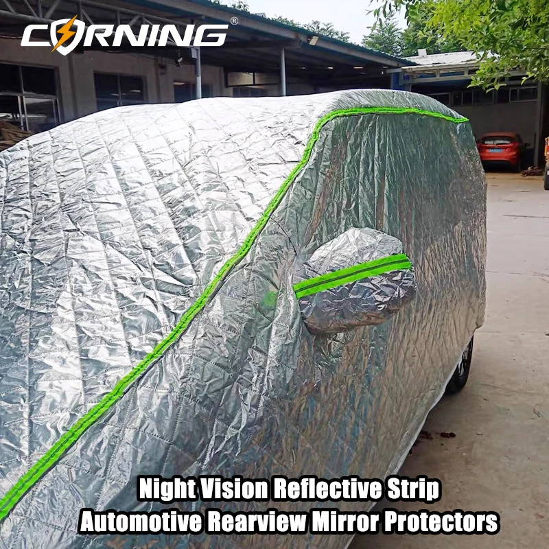Car Cover Thick Universal Covers Outdoor Waterproof Winter Cars Exterior Awning Sun Protection Snow Hail Dust Proof Accessories