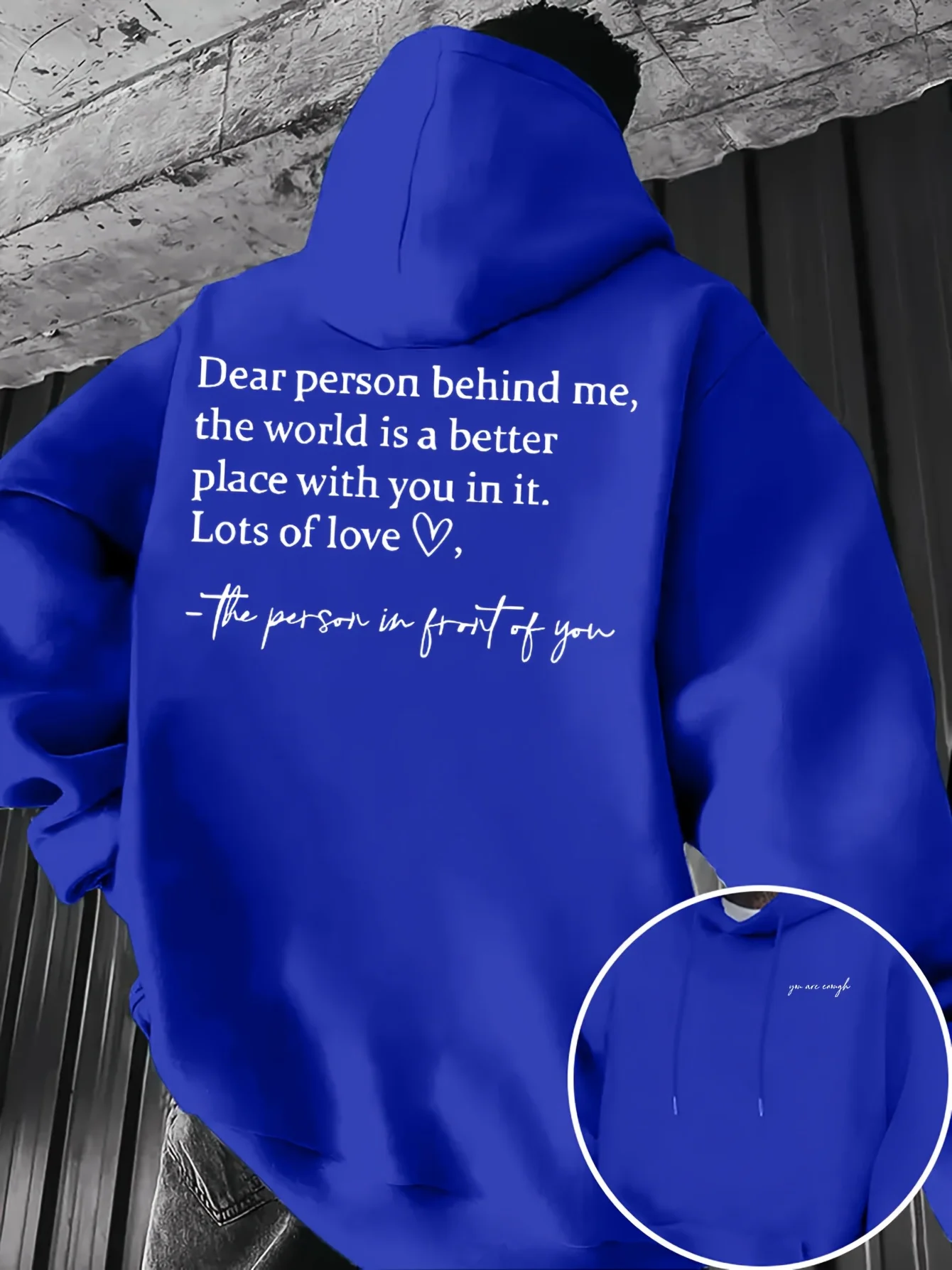 Autumn Winter Trend Fashion Print Men Hooded Sweatshirt Daily Outdoor Sports Loose All Build Fitness Leisure Warm Street Style