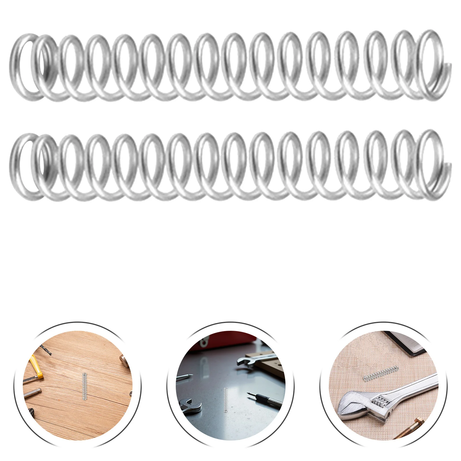 

15Pcs Stainless Steel Compression Springs for Nutcracker Tools Replacement Coil Spring for Chestnut and Walnut Cracking