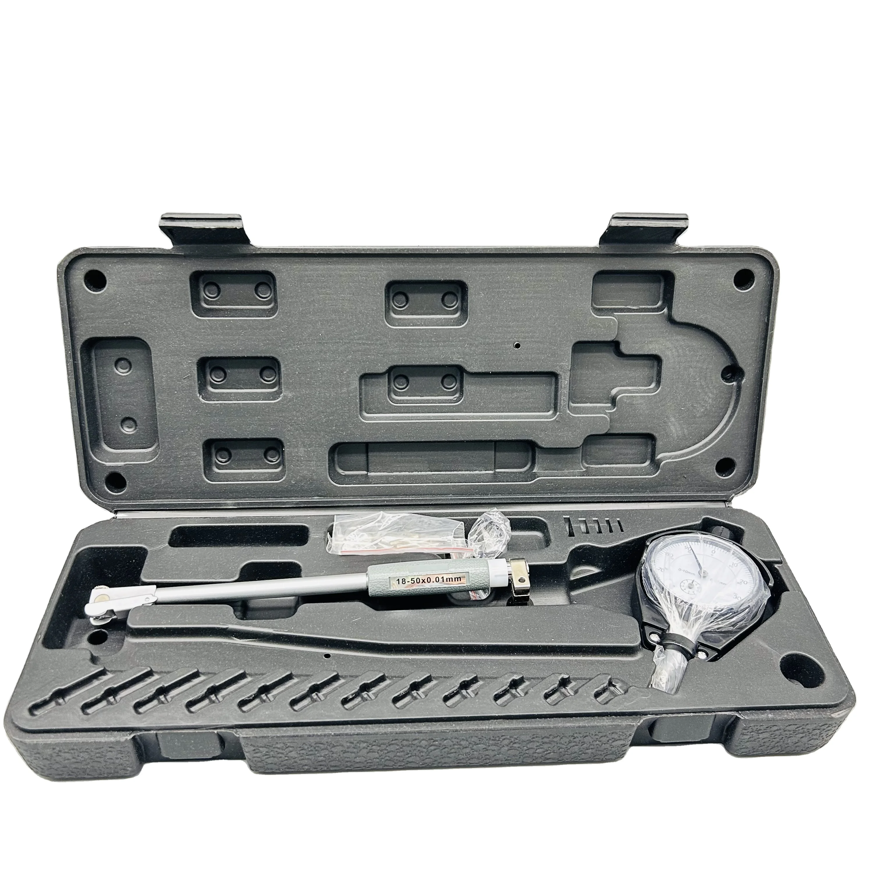 Metric/Inch 18-50MMX0.01MM Of Resolution Dial Bore Gauge For Small Holes Diameter Measurement