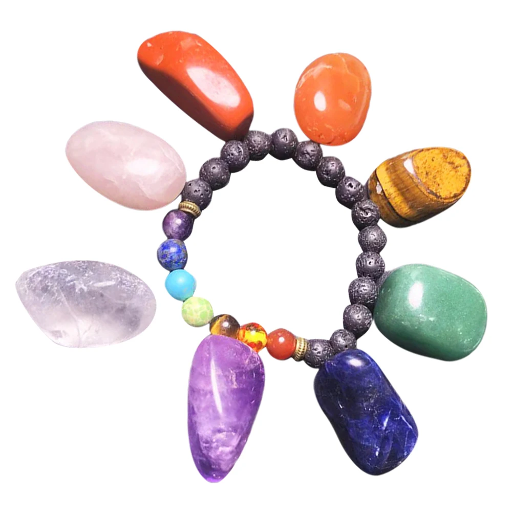 

1 Set Multicolored Crystal Stone Set Irregular Shape Decorative Rocks for Desktop Natural Mineral Stones naments Gift
