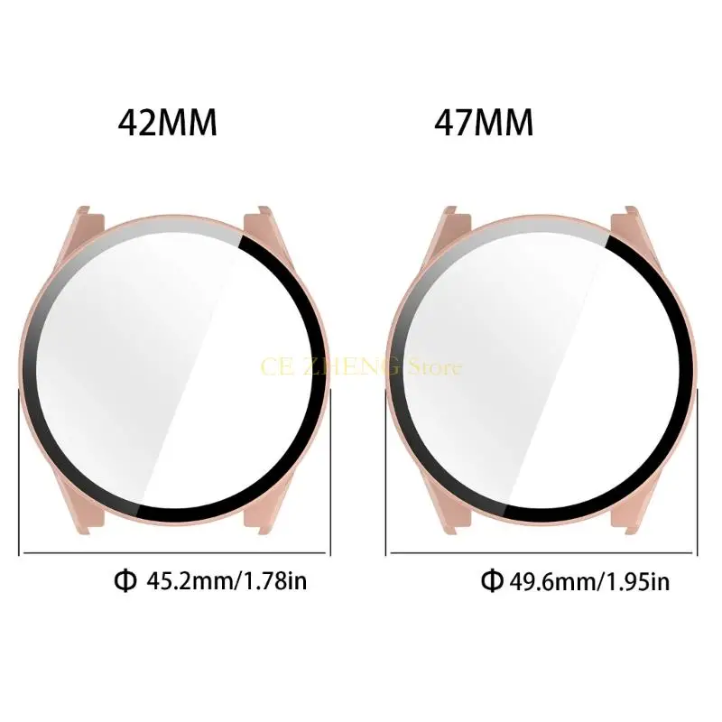 E56B 정확도 컷 투명 스크린 보호기 케이스 충격 방지 설계 시계를위한 얇은 믹싱 보호 쉘 포어 러너너 570 사용