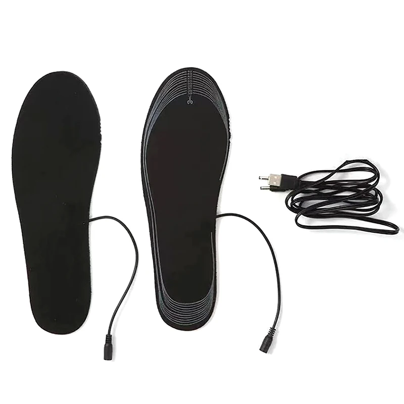 USB Heated Shoe Insoles Electric Foot Warming Pad Feet Warmer Sock Pad Mat Winter Outdoor Sports Heating Insole Winter Warm