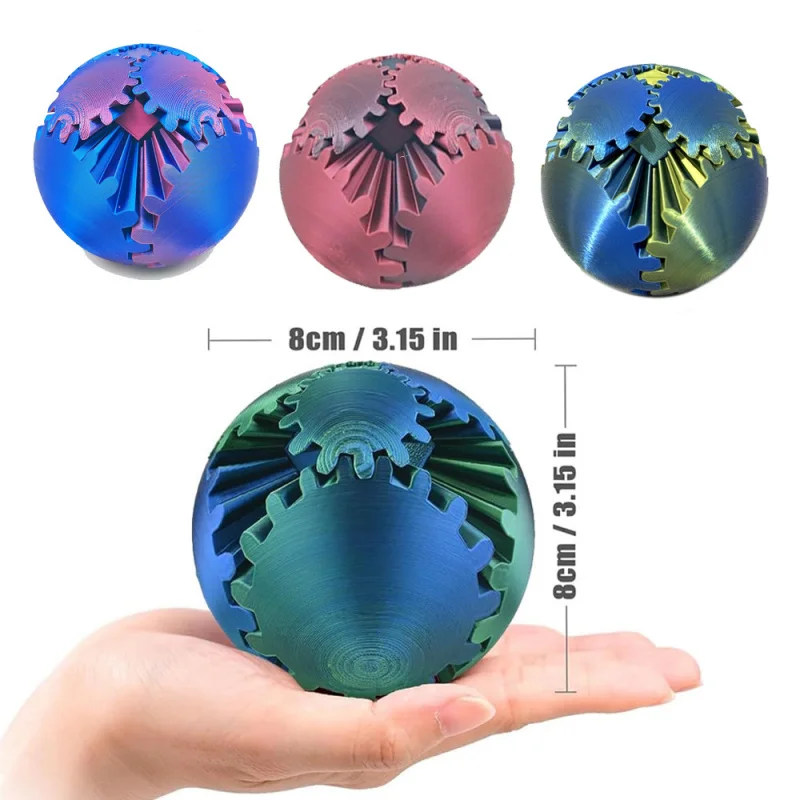 3dPrint Creative Rotational Gear Amazon Fingertip Magic Ball Decompression Decompression New Product