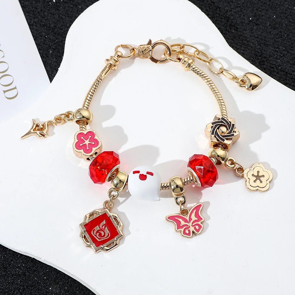 Fashionable two-dimensional game Genshin Impact original god Naxi Dacao element Pan family beaded diy bracelet