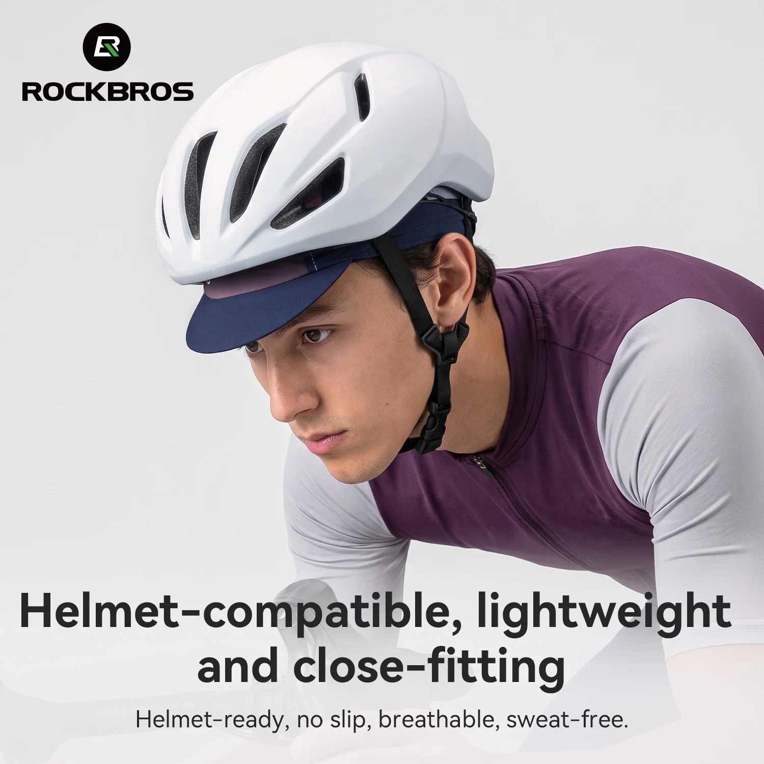 ROCKBROS Bicycle Caps Sun Protection Outdoor Sports Bike Baseball Cap Helmet Hat Lining Men Women Breathable Cycling Caps view 5