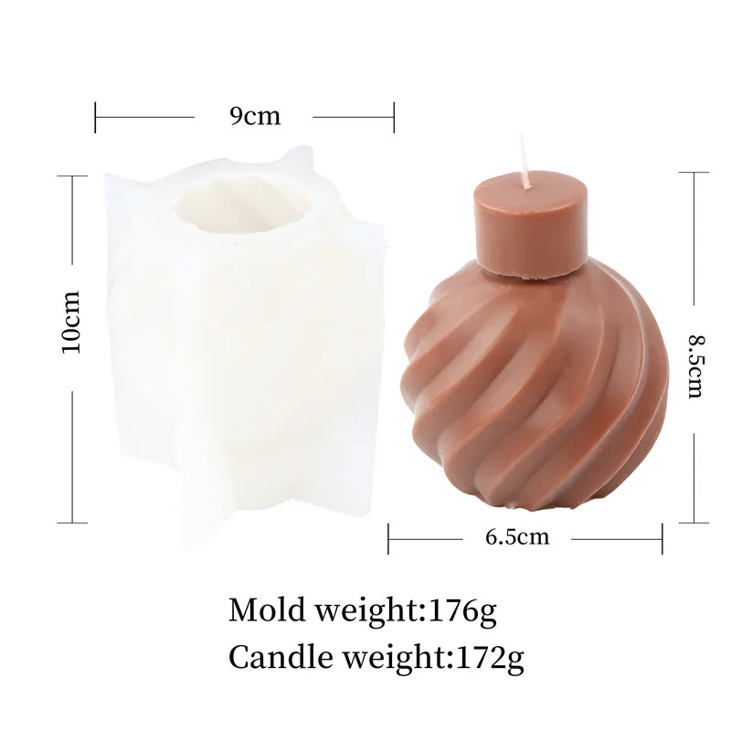 Wine Bottle Perfume Bottle Silicone Mold Gypsum form DIY Handmade Aromatherapy Candle Ornaments Handicrafts Soap Mold Hand Gift