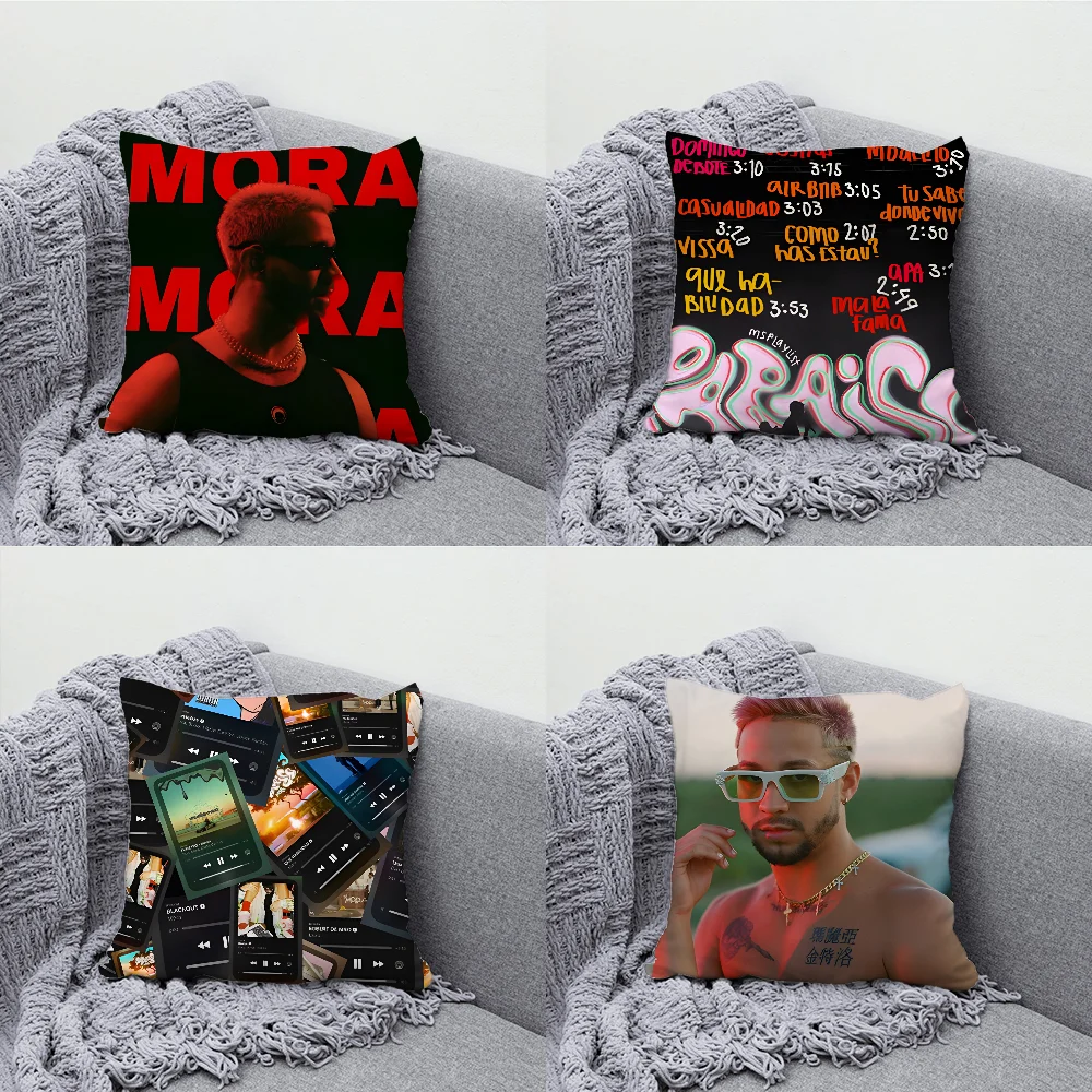 

Mora Paraiso Singer Pillow Case Soft Cushion Cases for Farmhouse Sofa Decor Home Decorations and Protector Pillow Case