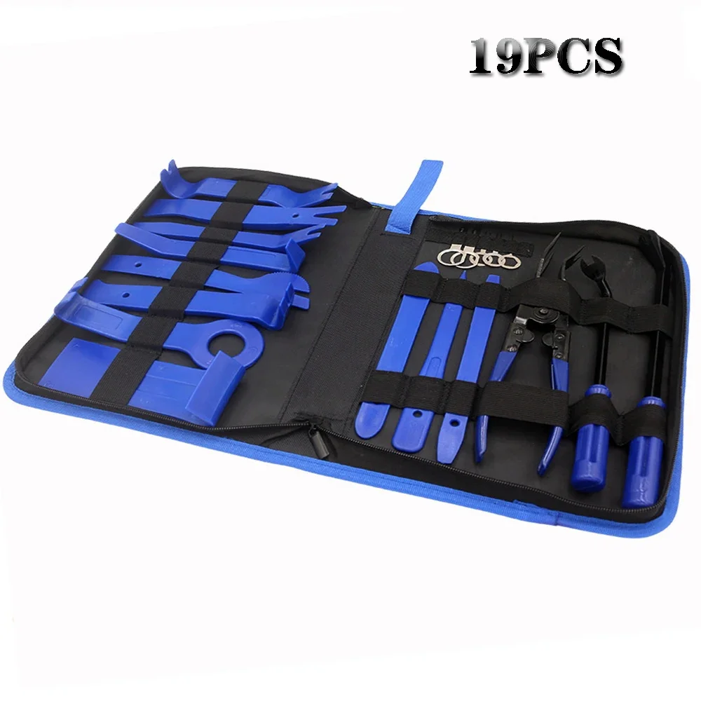 Auto Gereedschap Auto-interieur Demontage Kit Plastic Trim Removal Tool Auto Clips Puller Diy Paneel Gereedschap voor Auto Trim Puller Set