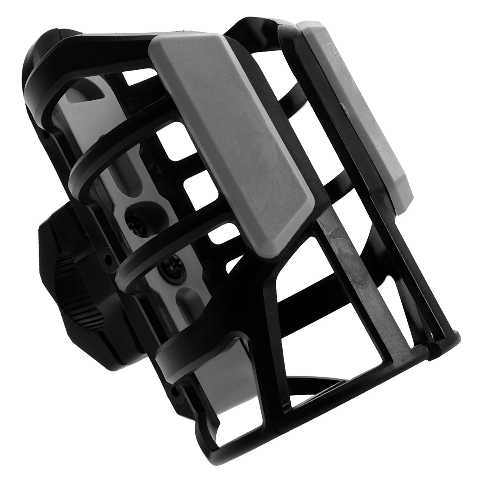 

Drink Holder Cup Cage for Motorcycle Electric Bike Grey Plastic Water Bottle Mountain Bike Bicycle Universal Design Lightweight