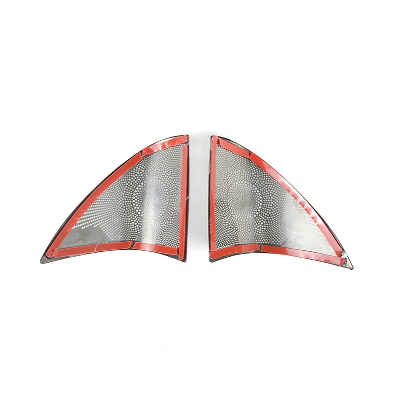 Stainless Steel Speaker Tweeter Cover Sticker For Mercedes Benz CLA C117 2013-2019 Car Door Window A-pillar Triangle Accessory