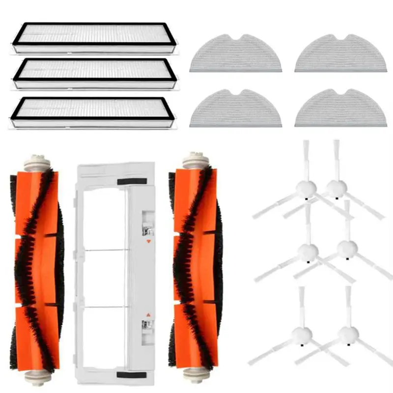 

AA81 - Запасные части и аксессуары для робота-пылесоса Xiaomi Dreame D9 L10PRO: основная щетка, боковая щетка, салфетка для влажной уборки, HEPA-фильтр.